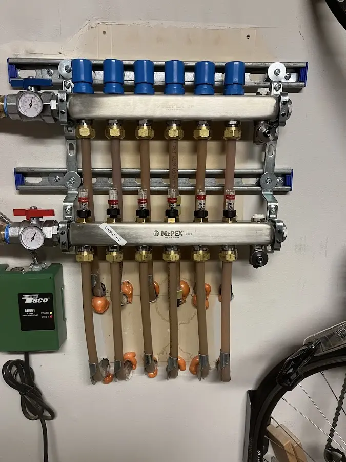 Plumber performing Leak Detection at a residential property in Inman